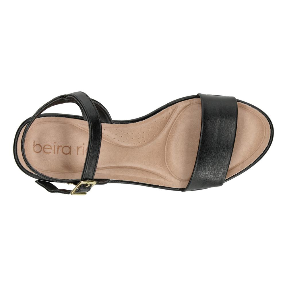 Foto 9 pulgar | Sandalias Beira Rio Negro Para Mujer [bei67] Negro
