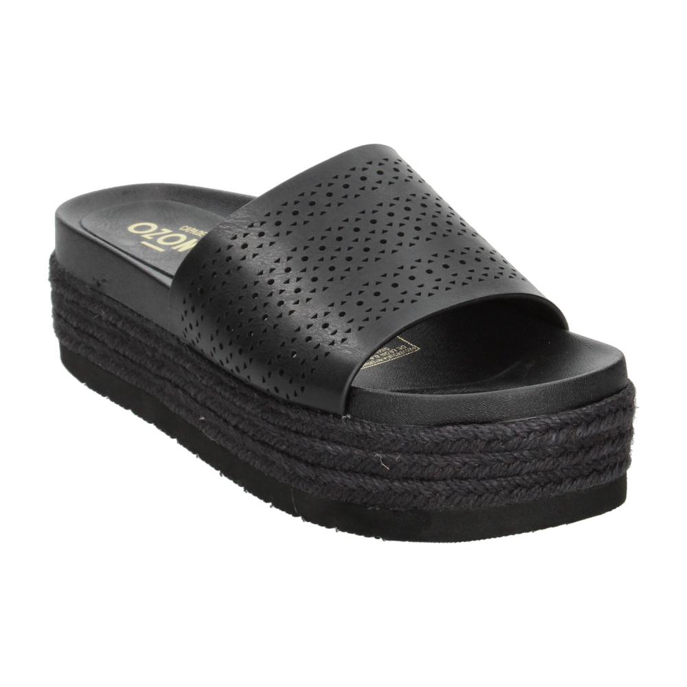 Foto 5 pulgar | Sandalias Ozono Negro Para Mujer [ozo2978] Negro