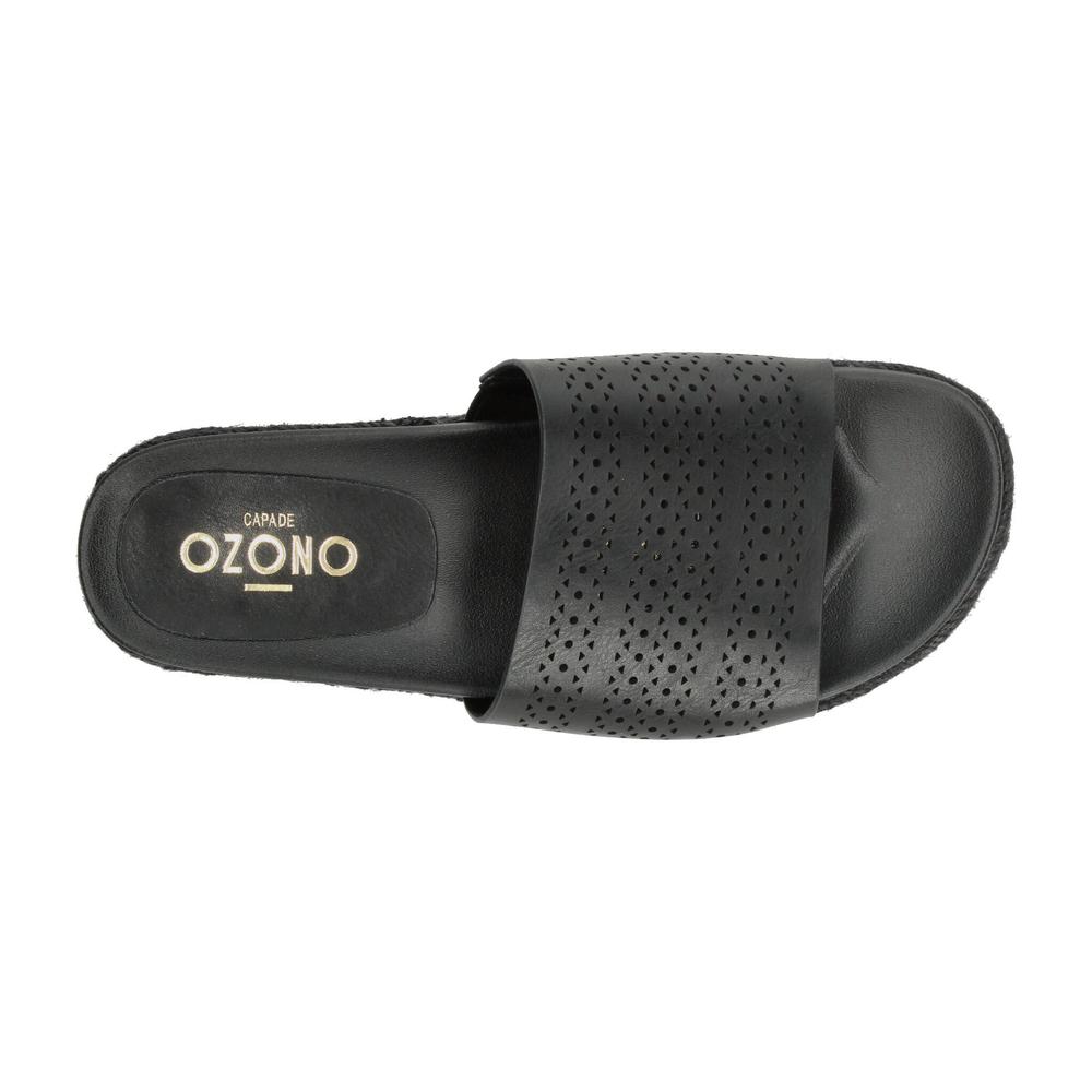 Foto 9 pulgar | Sandalias Ozono Negro Para Mujer [ozo2978] Negro