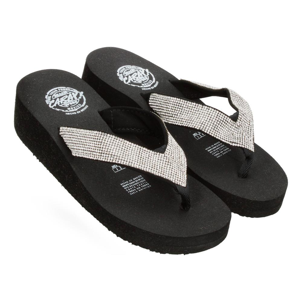 Foto 3 | Sandalias Caray Negro Para Mujer [car321] Negro