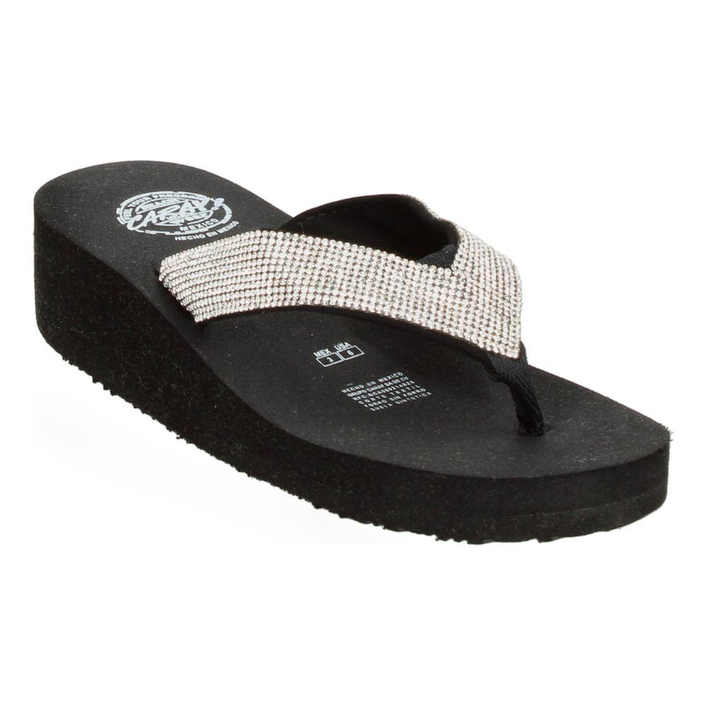 Foto 4 | Sandalias Caray Negro Para Mujer [car321] Negro