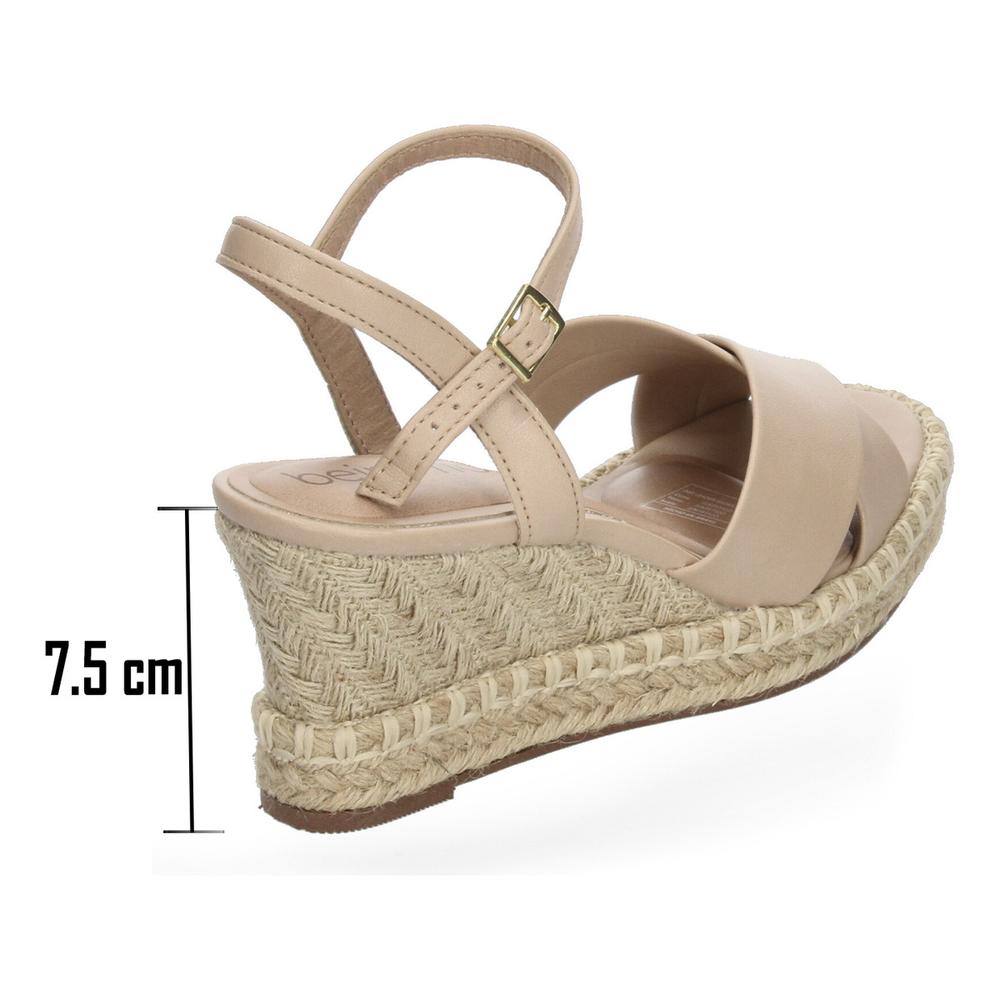 Foto 5 pulgar | Sandalias Beira Rio Beige Para Mujer [bei30] Beige