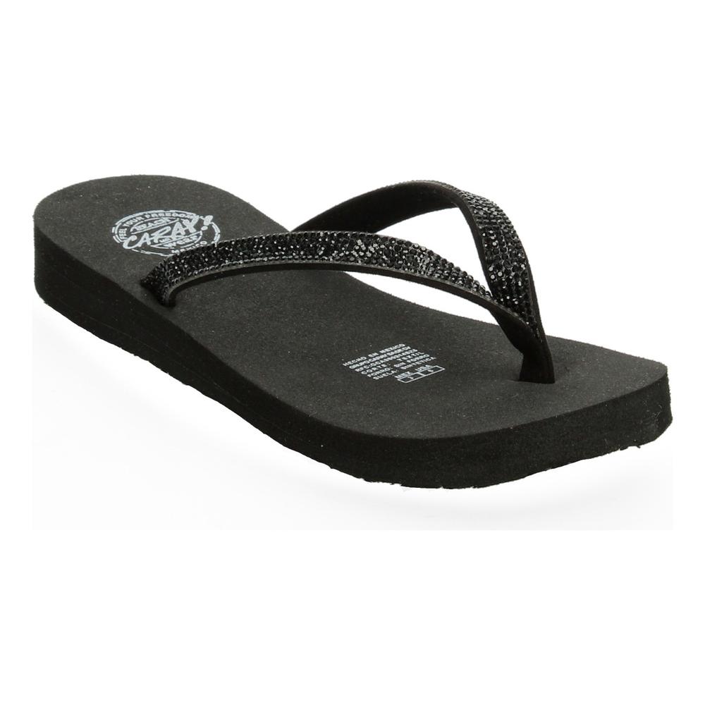Foto 3 pulgar | Sandalias Caray Negro Para Mujer [car407] Negro
