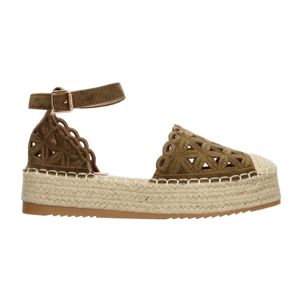 Sandalia Alpargata Ozono Verde Para Mujer [ozo2969] Verde $629