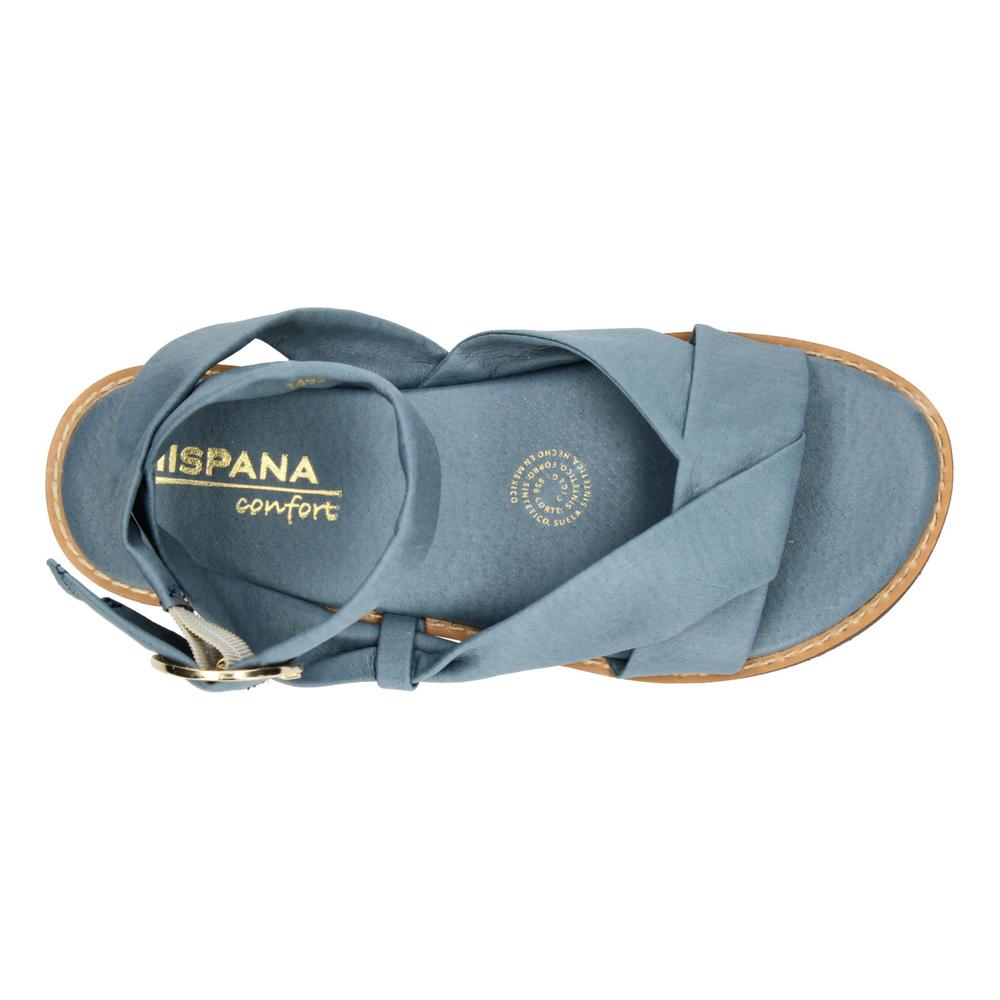 Foto 9 pulgar | Sandalias Hispana Azul Para Mujer [his150] Azul