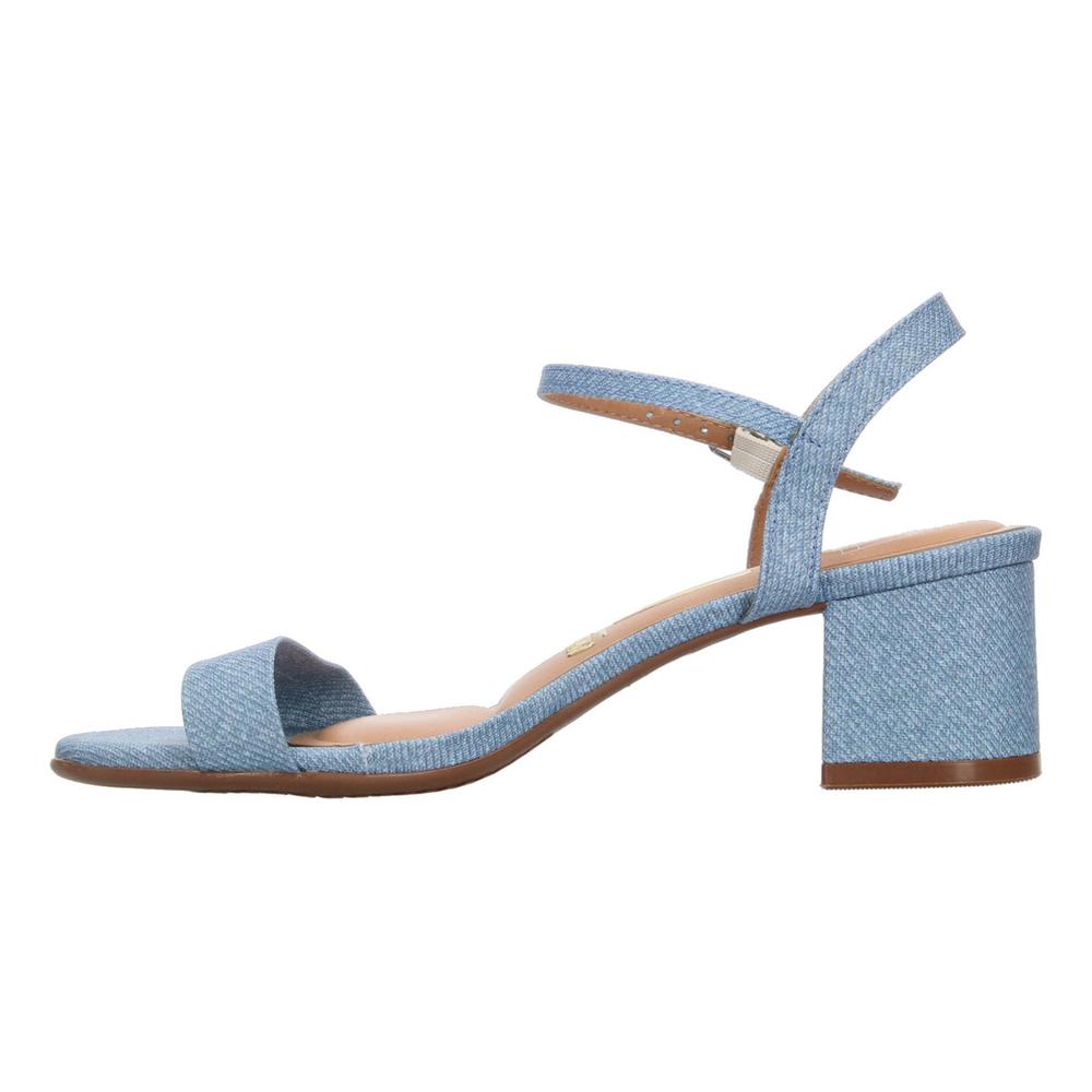 Foto 6 pulgar | Sandalias Mujer Tacon Bajo Vizzano Mezclilla Dama Correa Azul