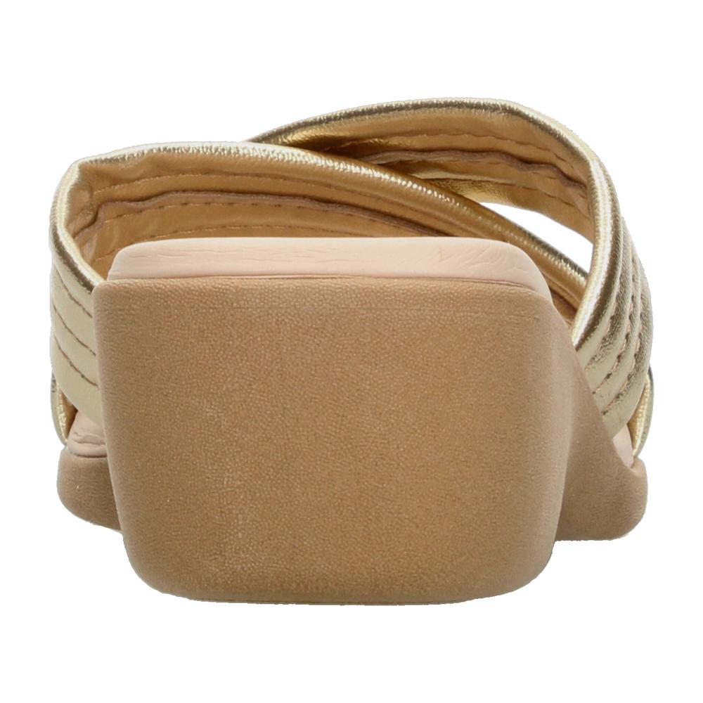 Foto 7 | Sandalias Beira Rio Dorado Para Mujer [bei89] Dorado