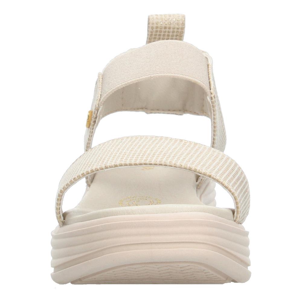 Foto 8 pulgar | Sandalias Hispana Beige Para Mujer [his154] Beige