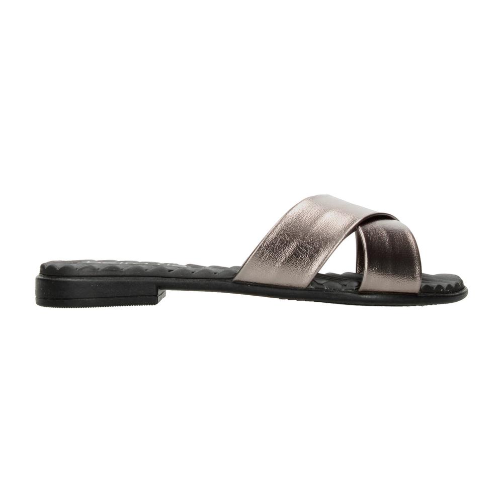 Sandalias Beira Rio Plateado Para Mujer [bei99] Plateado
