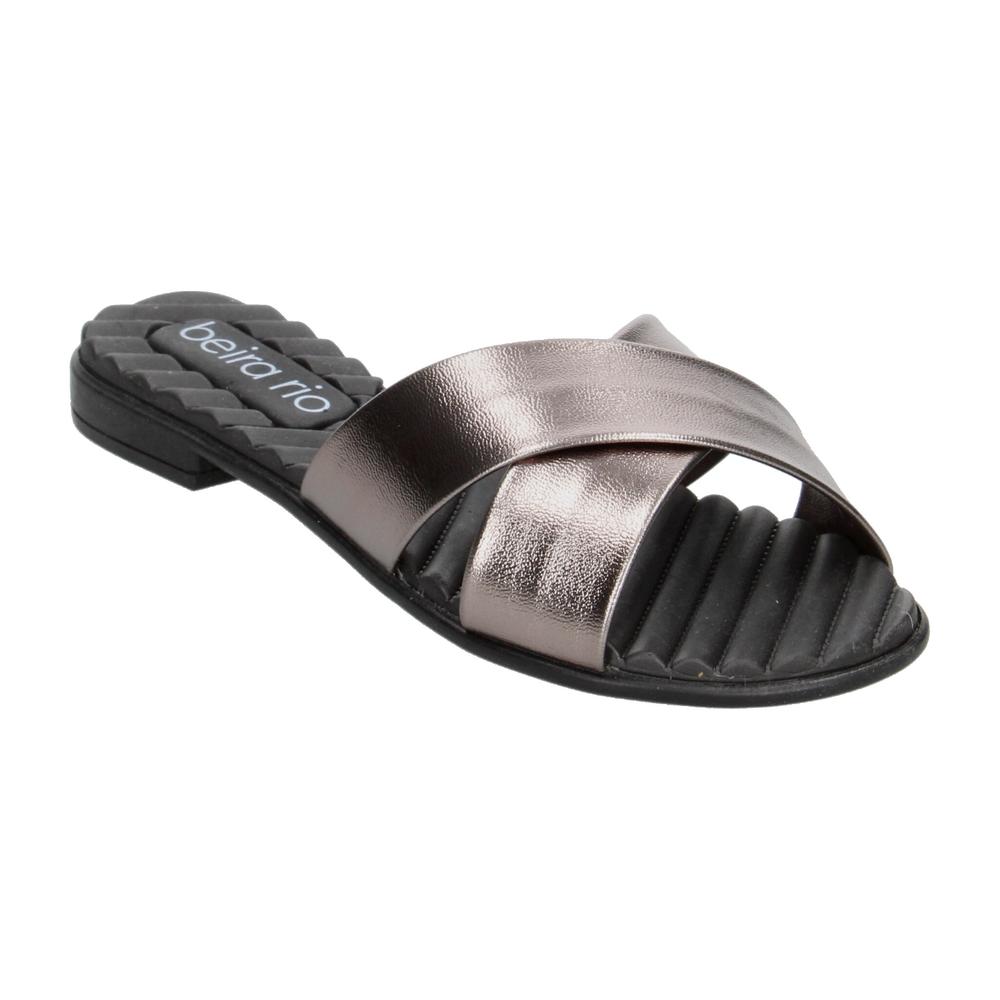 Foto 5 pulgar | Sandalias Beira Rio Plateado Para Mujer [bei99] Plateado