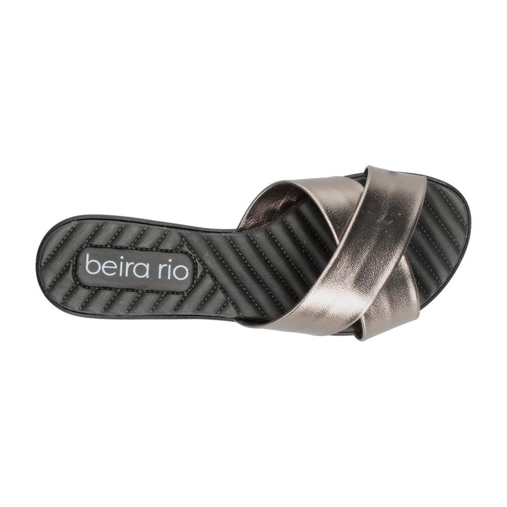 Foto 9 pulgar | Sandalias Beira Rio Plateado Para Mujer [bei99] Plateado