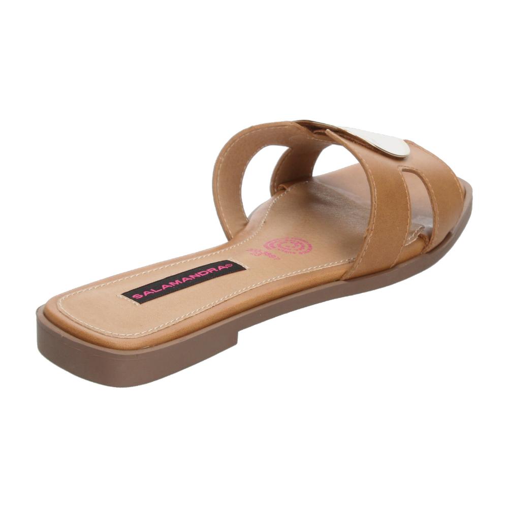Foto 4 pulgar | Sandalias Salamandra Cafe Para Mujer [sal98] Cafe