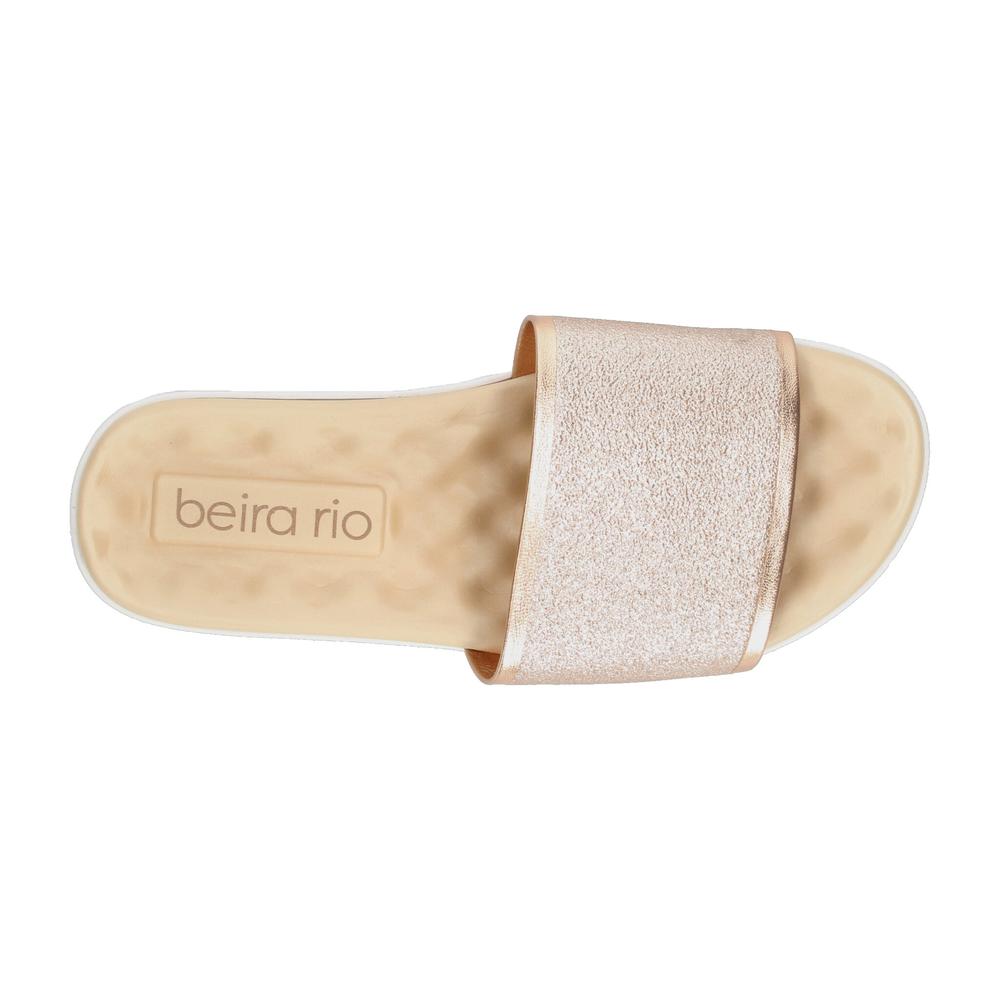 Foto 8 | Sandalias Beira Rio Rose Gold Para Mujer [bei103] Rosa