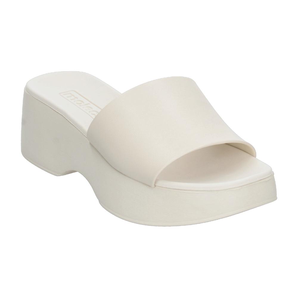 Foto 4 | Sandalias Moleca Blanco Para Mujer [mle48] Blanco