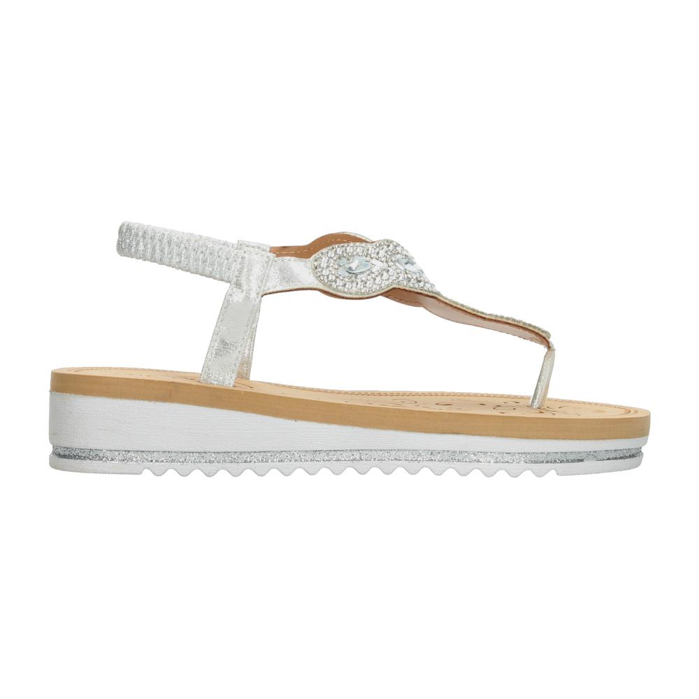 Sandalias Caray Plateado Para Mujer [car424] Plateado