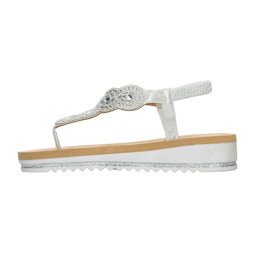 Foto 6 pulgar | Sandalias Caray Plateado Para Mujer [car424] Plateado
