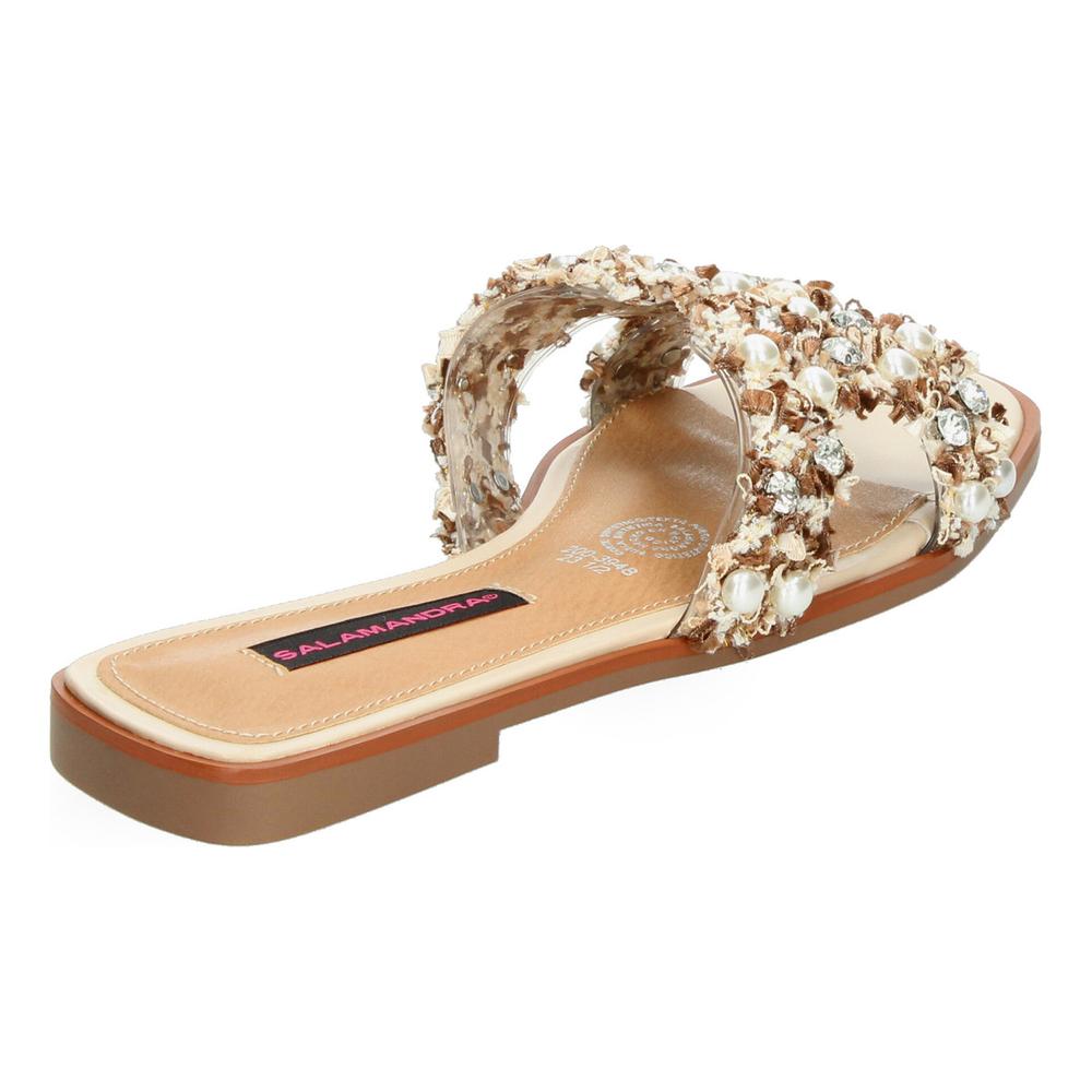 Foto 4 pulgar | Sandalias Salamandra Beige Para Mujer [sal82] Beige