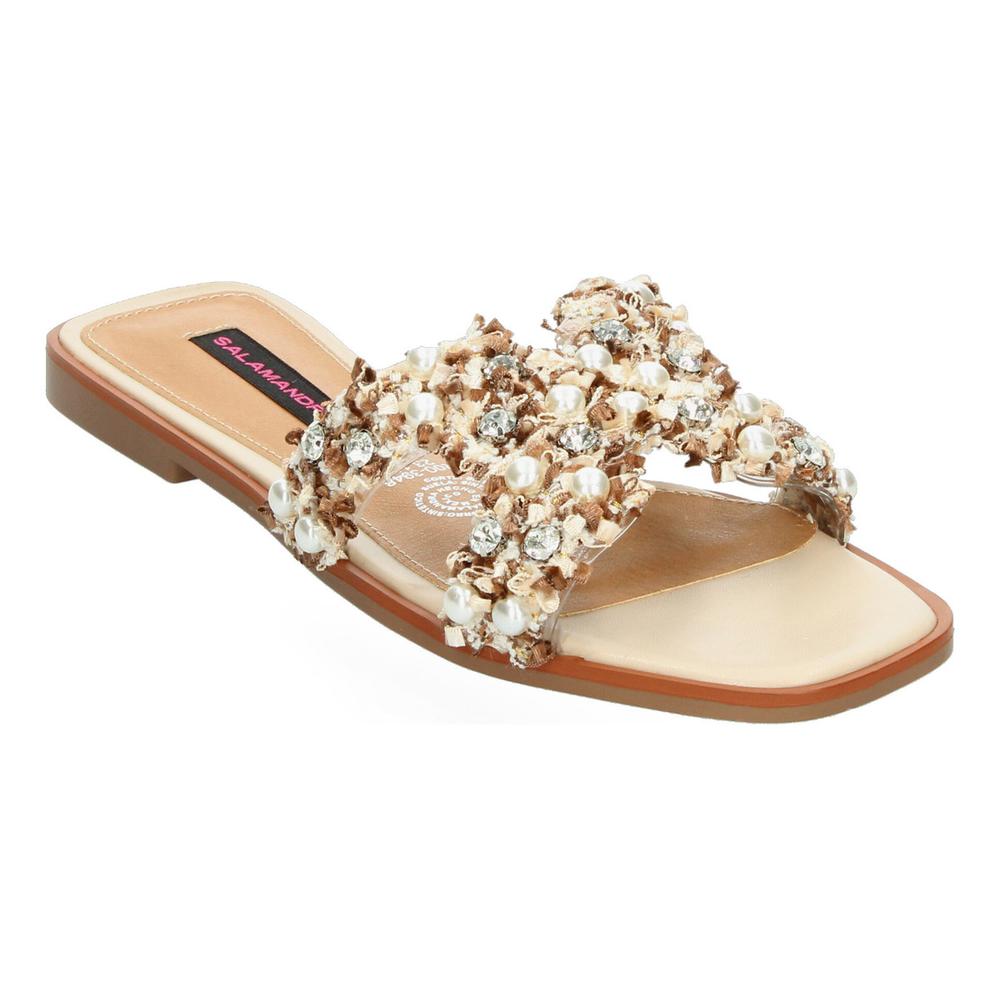 Foto 5 pulgar | Sandalias Salamandra Beige Para Mujer [sal82] Beige