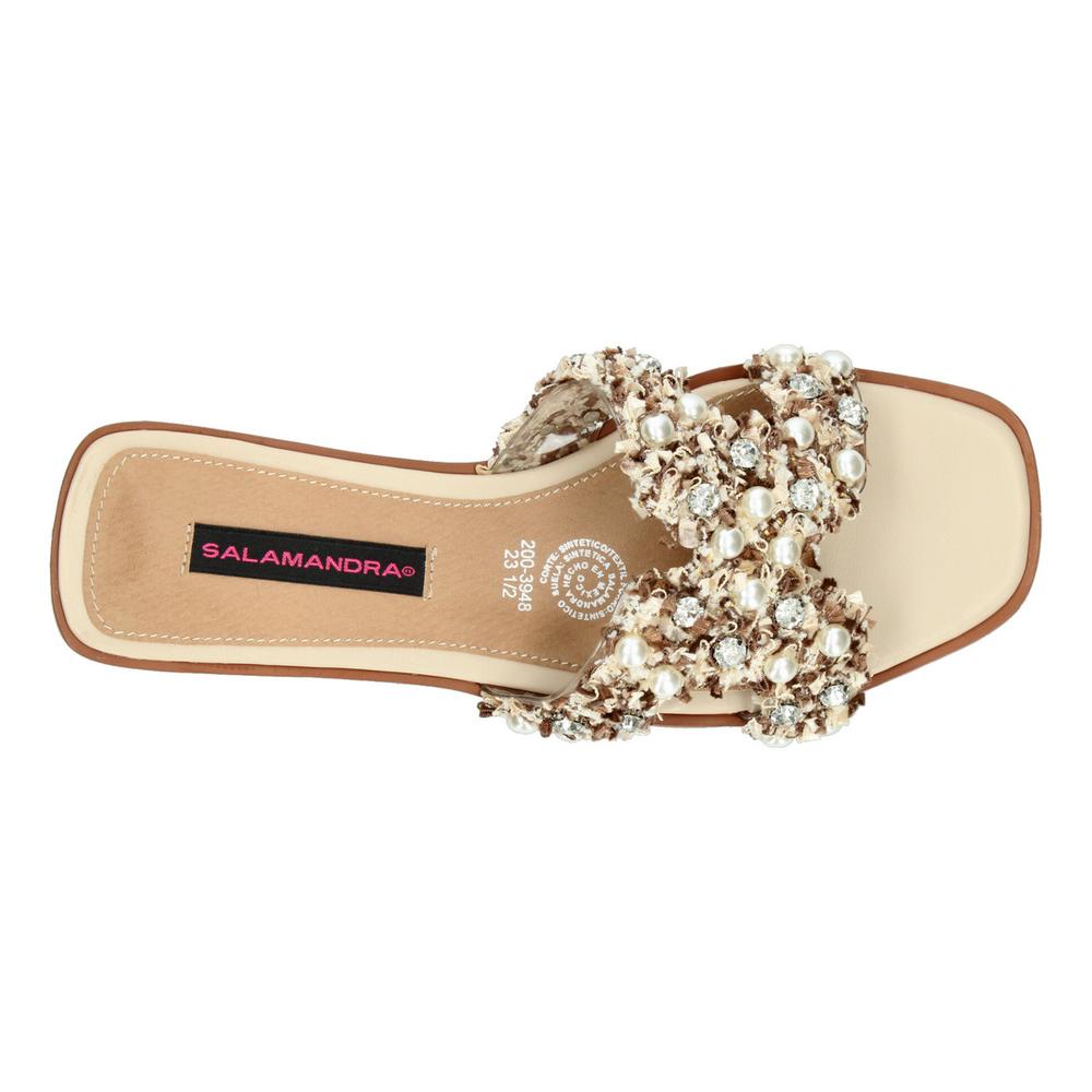 Foto 9 pulgar | Sandalias Salamandra Beige Para Mujer [sal82] Beige