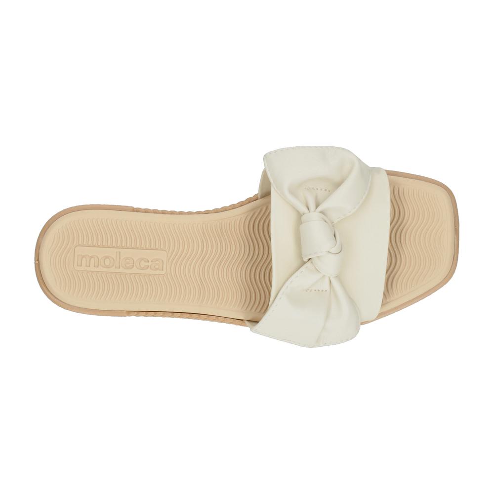 Foto 9 pulgar | Sandalias Moleca Blanco Para Mujer [mle58] Blanco