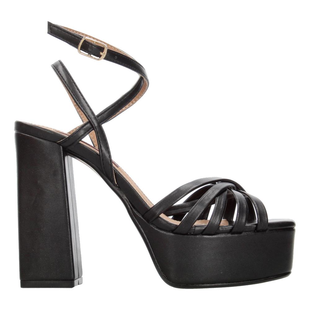 Foto 1 | Sandalias De Tacón Alto Mujer Salamandra Negro Dama Negro