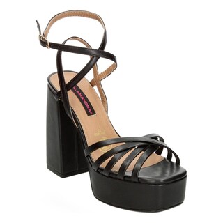 Foto 4 | Sandalias De Tacón Alto Mujer Salamandra Negro Dama Negro