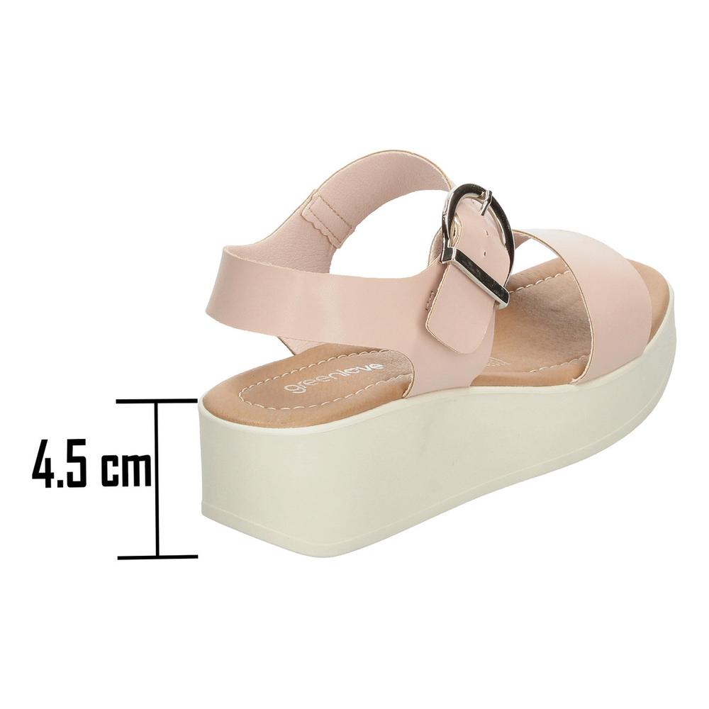 Foto 4 pulgar | Sandalias Green Love Rosa Para Mujer [gre66] Rosa