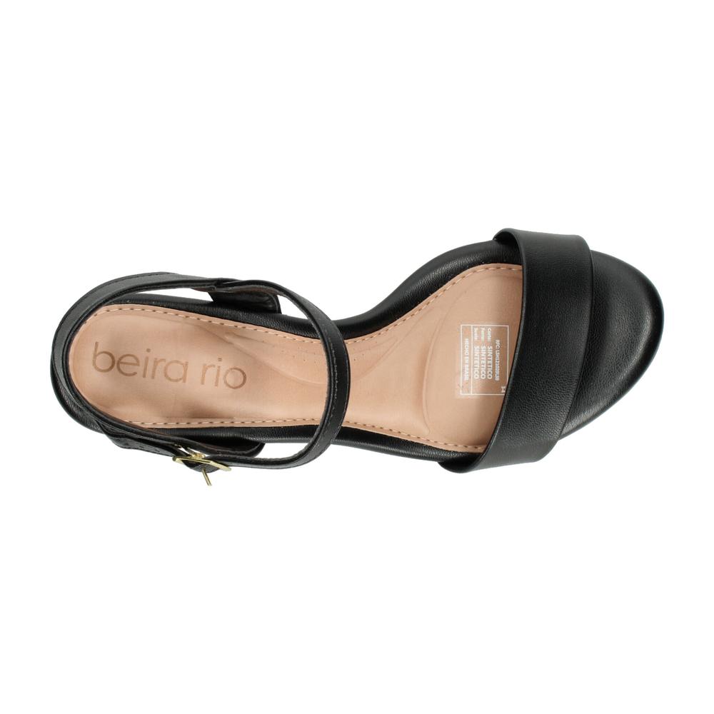 Foto 9 pulgar | Sandalias Beira Rio Negro Para Mujer [bei93] Negro