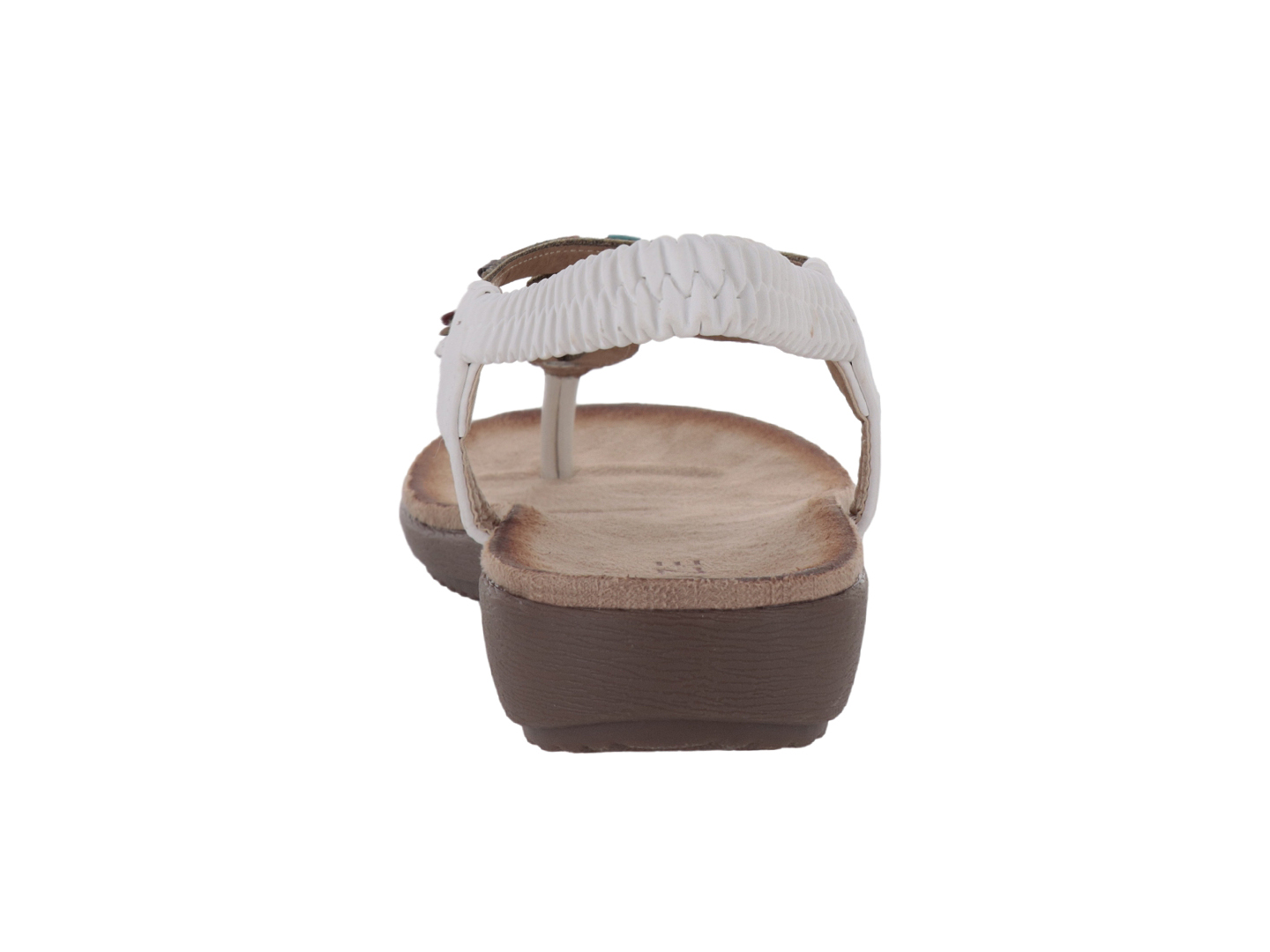 Foto 4 pulgar | Sandalias Roze White Para Mujer