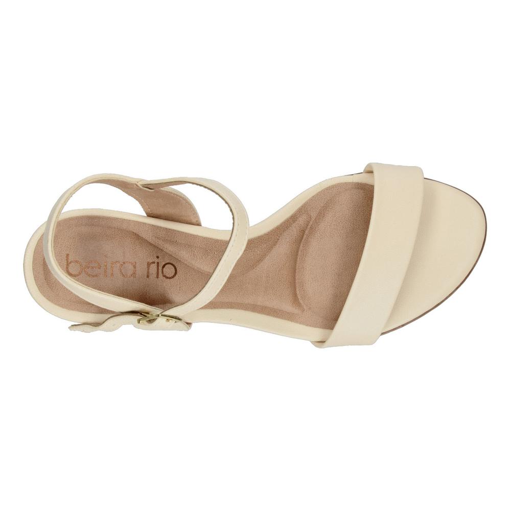 Foto 9 pulgar | Sandalias Beira Rio Crema Para Mujer [bei77] Beige