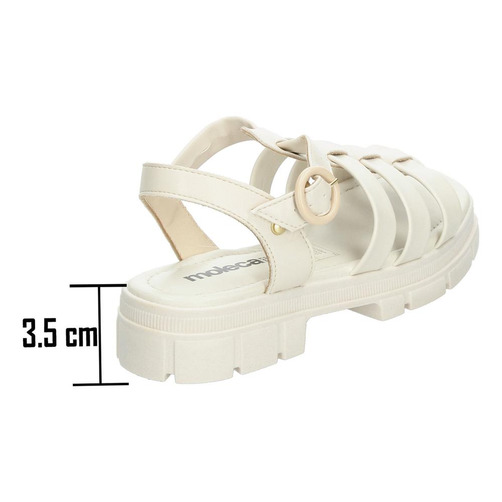 Foto 4 pulgar | Sandalias Moleca Blanco Para Mujer [mle34] Blanco