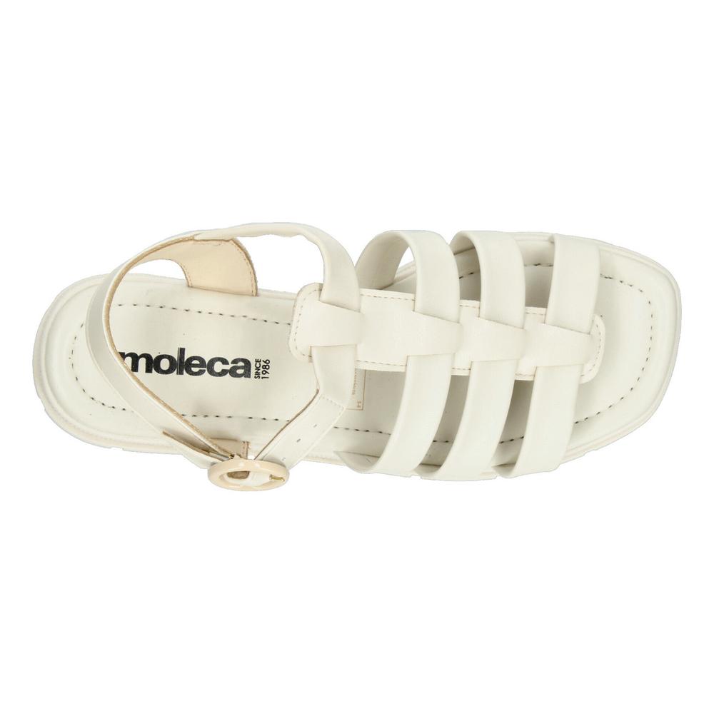 Foto 9 pulgar | Sandalias Moleca Blanco Para Mujer [mle34] Blanco