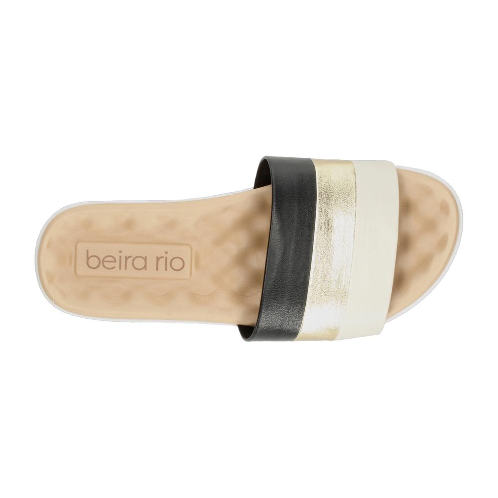 Foto 9 pulgar | Sandalias Beira Rio Negro Para Mujer [bei101] Negro