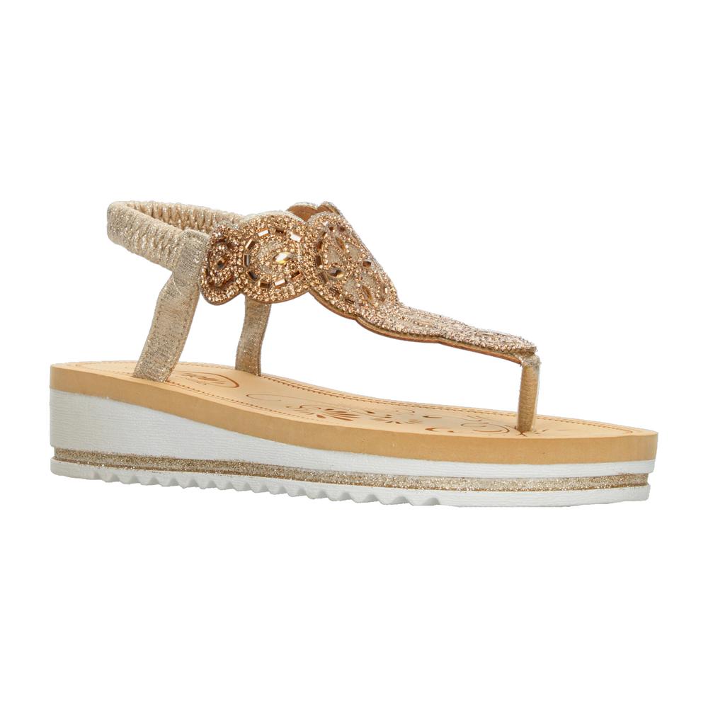 Foto 3 pulgar | Sandalias Caray Rose Gold Para Mujer [car425] Rosa