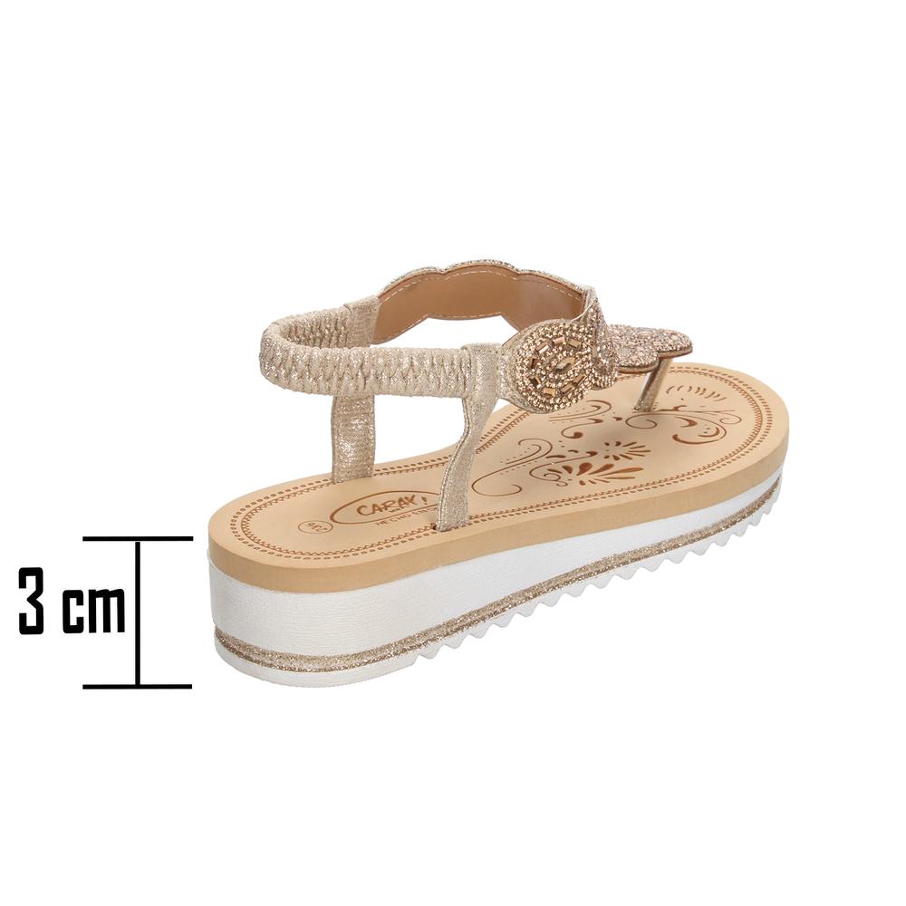 Foto 4 pulgar | Sandalias Caray Rose Gold Para Mujer [car425] Rosa