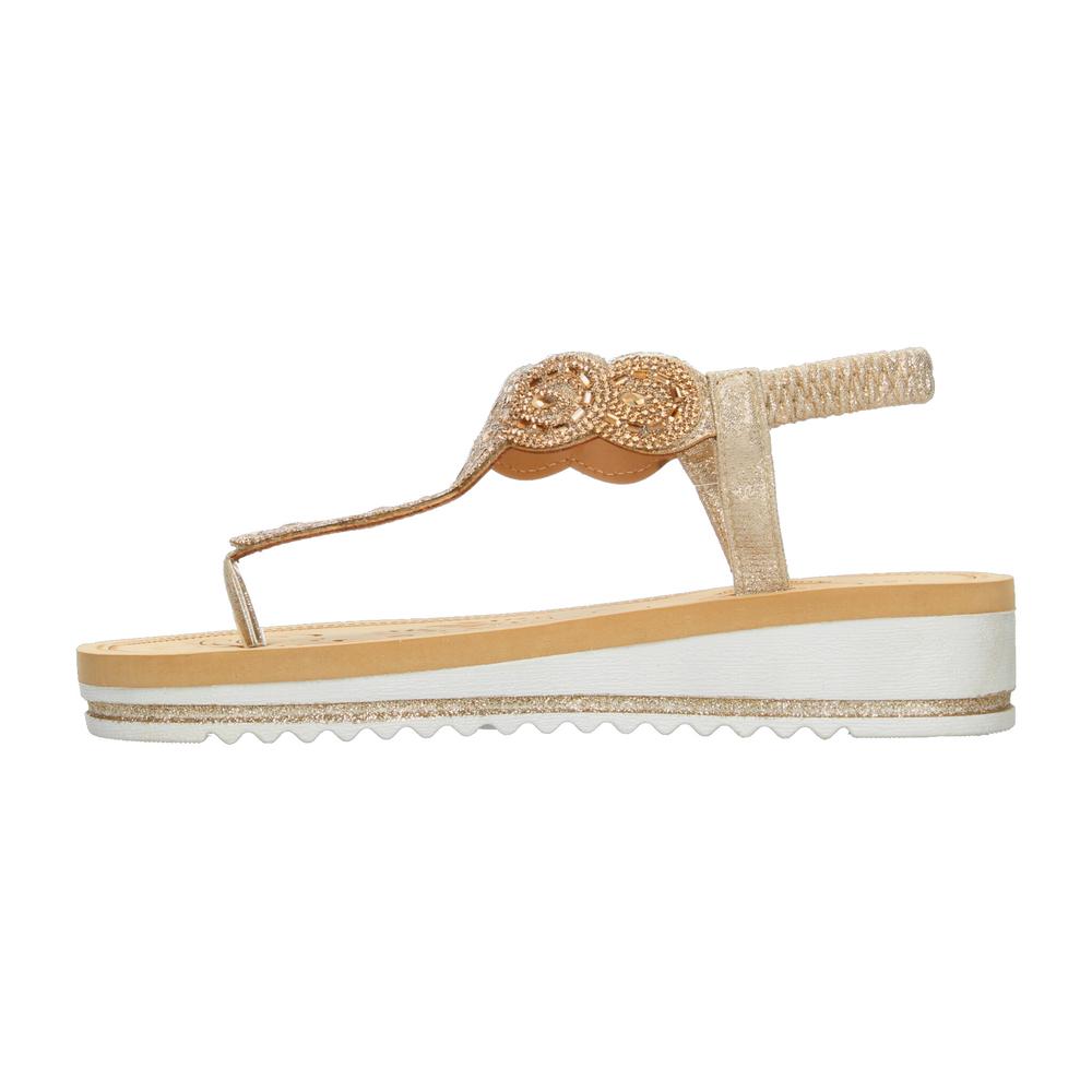 Foto 6 pulgar | Sandalias Caray Rose Gold Para Mujer [car425] Rosa