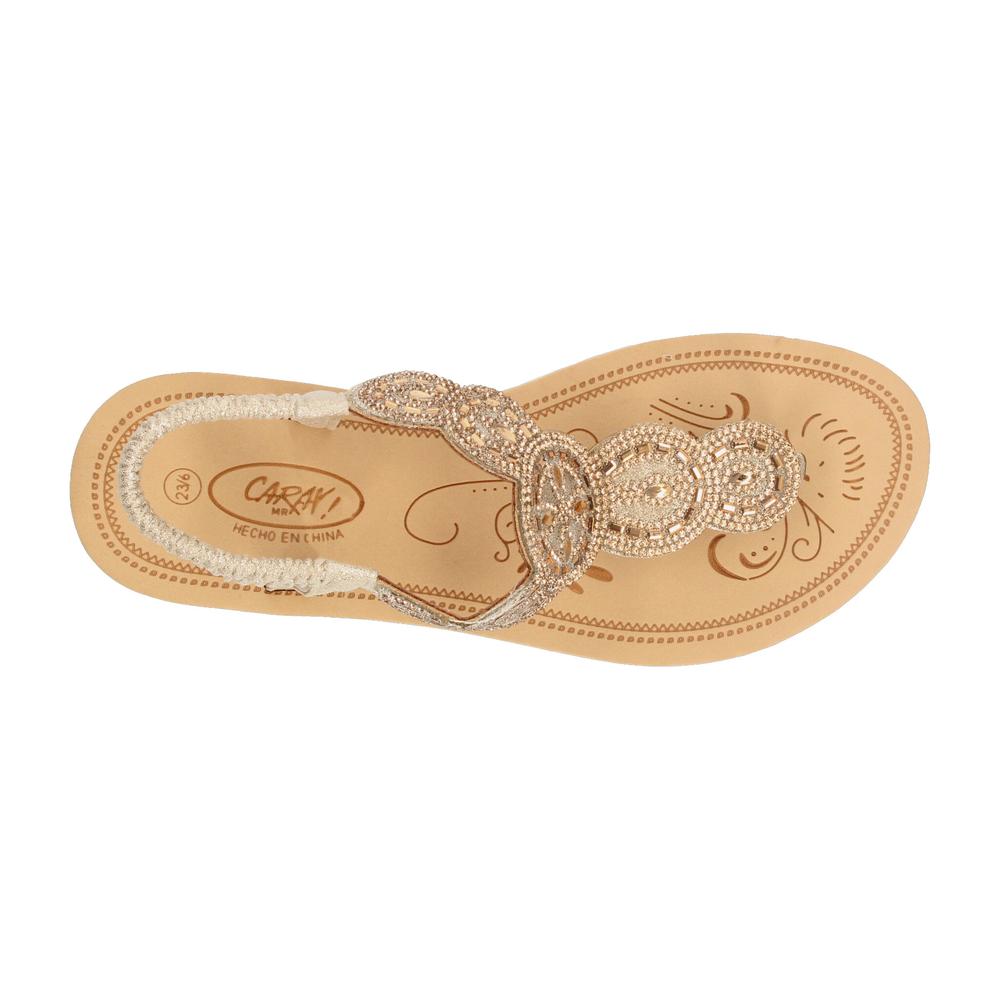 Foto 9 pulgar | Sandalias Caray Rose Gold Para Mujer [car425] Rosa