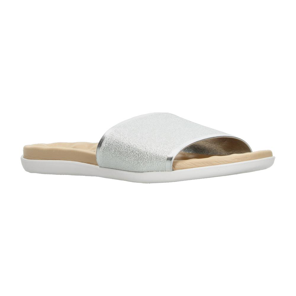 Foto 3 pulgar | Sandalias Beira Rio Plateado Para Mujer [bei104] Plateado