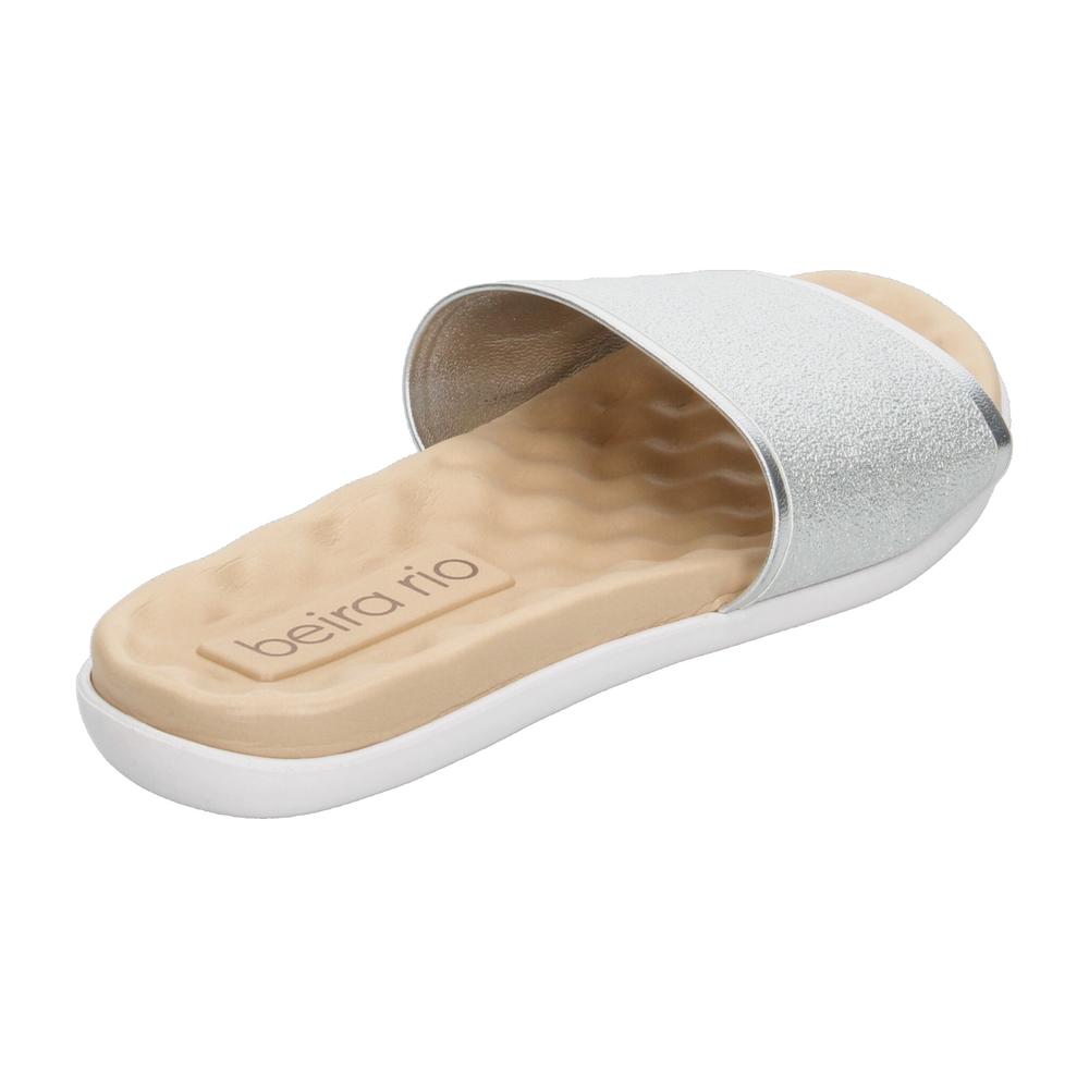 Foto 4 pulgar | Sandalias Beira Rio Plateado Para Mujer [bei104] Plateado
