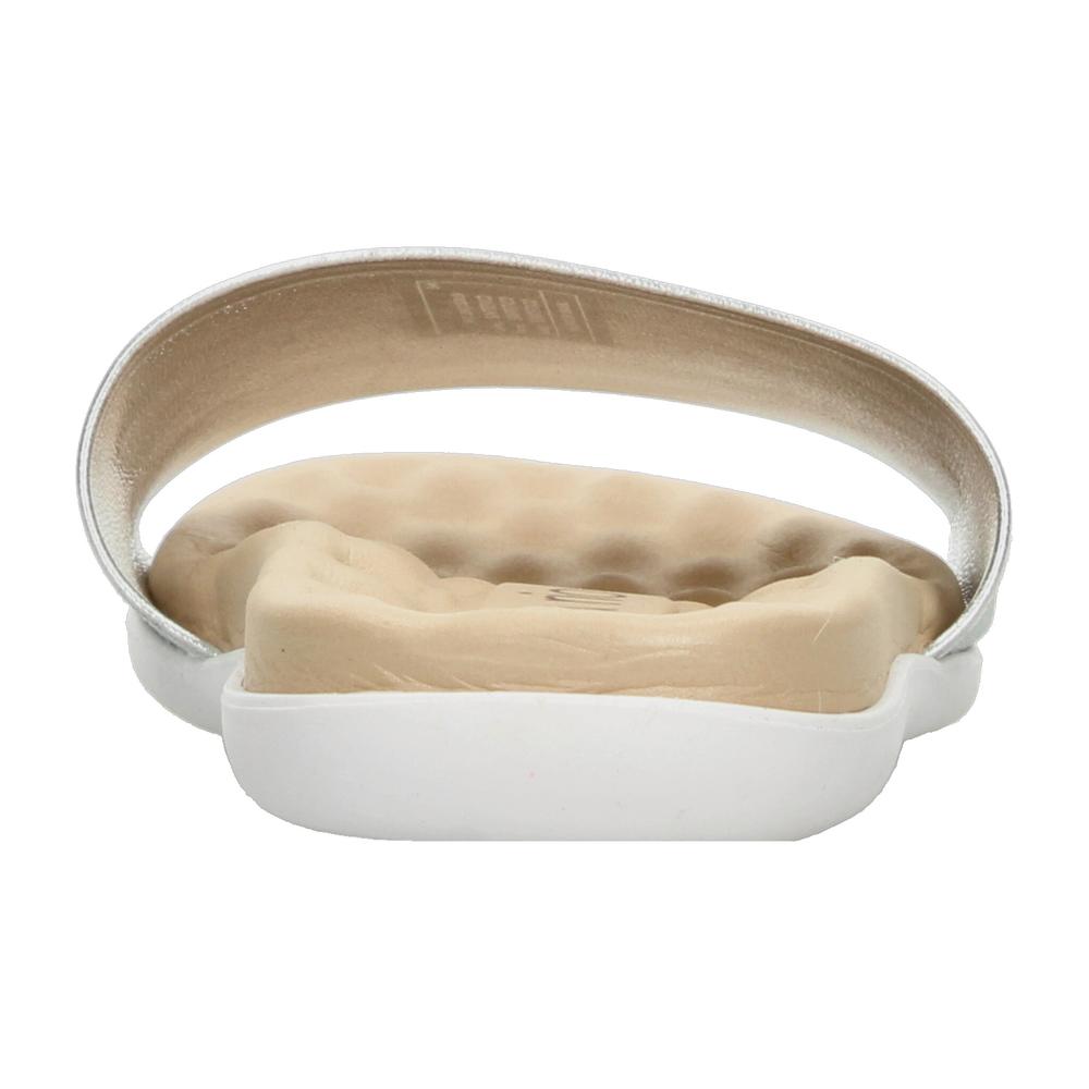 Foto 8 pulgar | Sandalias Beira Rio Plateado Para Mujer [bei104] Plateado