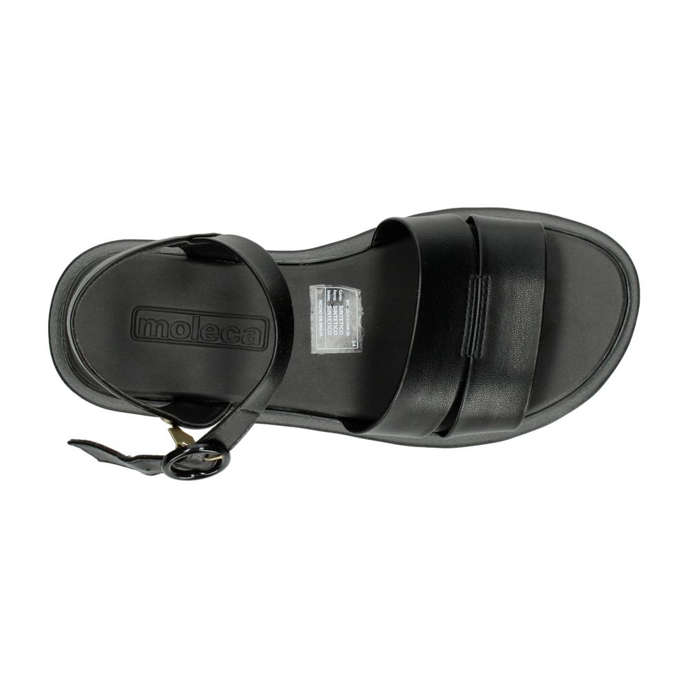 Foto 8 | Sandalias Moleca Negro Para Mujer [mle54] Negro