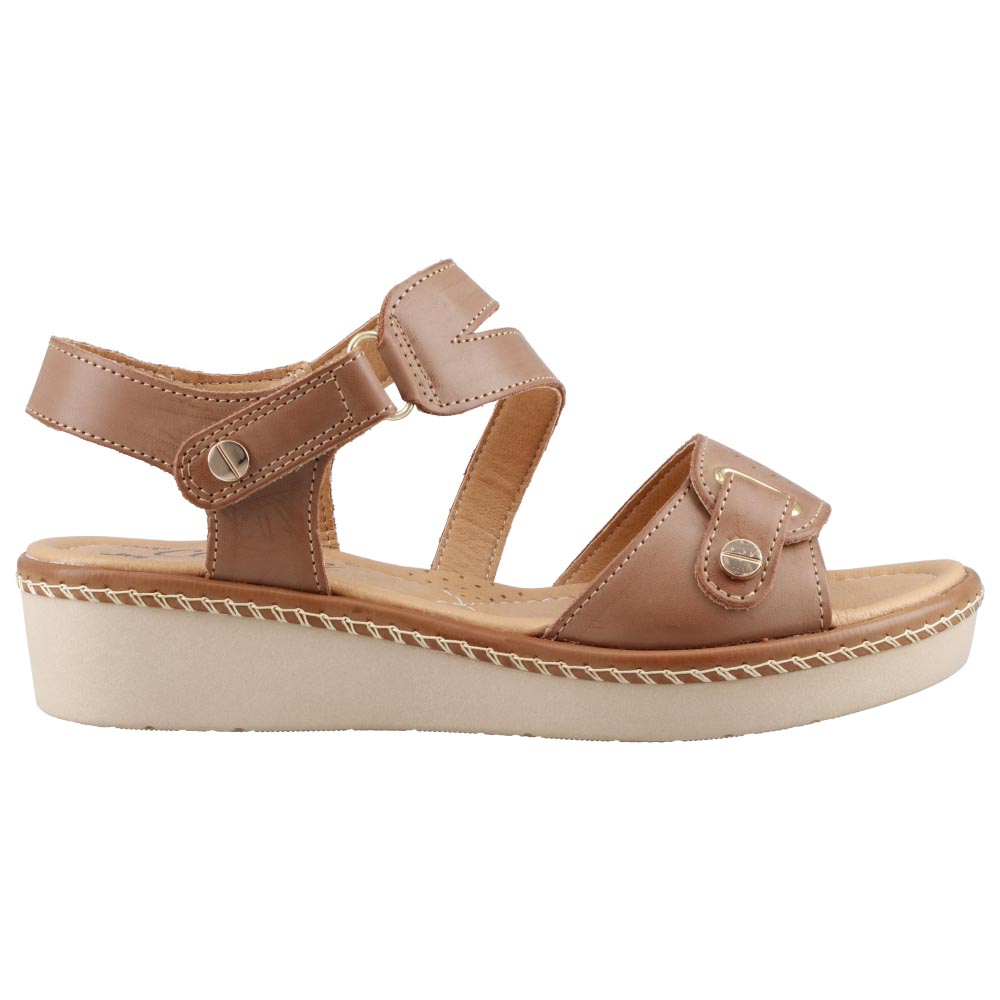 Sandalia Playa Caribe 16695 Adobe Para Mujer Confort Casual Talla 22 A 27 E