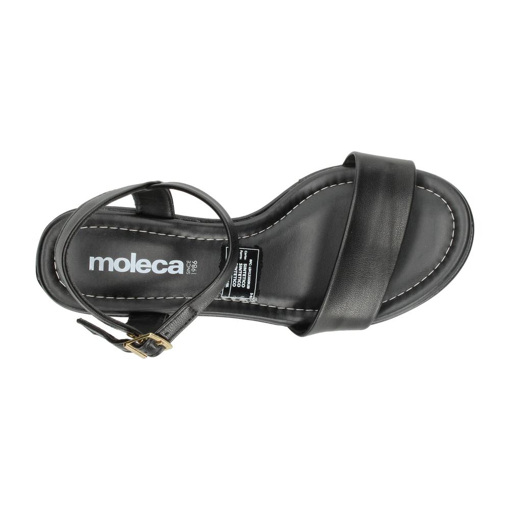 Foto 8 | Sandalias Moleca Negro Para Mujer [mle51] Negro