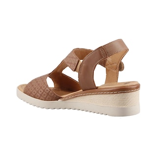 Foto 4 | Sandalia Playa Caribe 25691 Adobe Para Mujer Casual Confort Talla 22 A 27 E