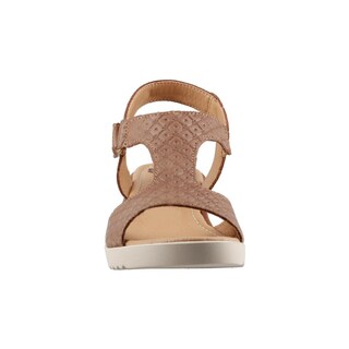 Foto 6 | Sandalia Playa Caribe 25691 Adobe Para Mujer Casual Confort Talla 22 A 27 E