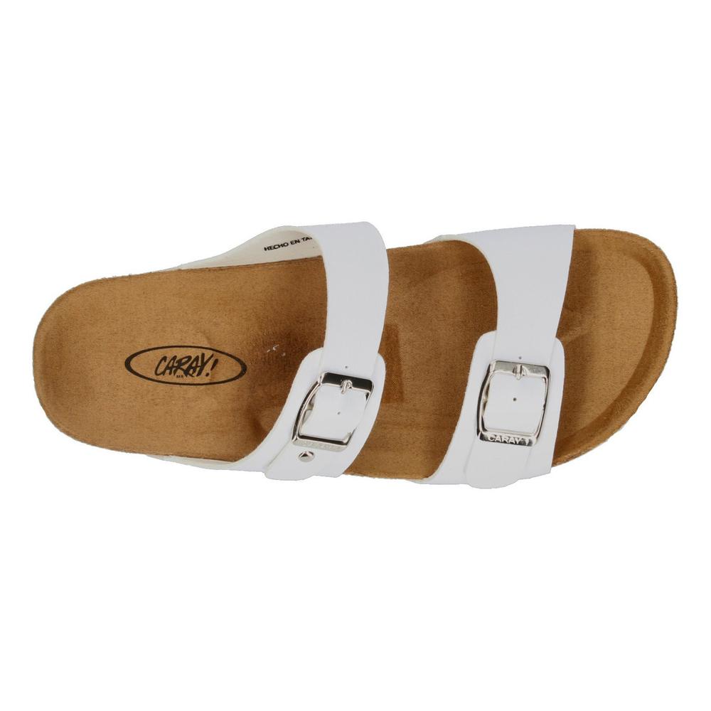 Foto 9 pulgar | Sandalias Caray Para Mujer Armenia Blanco [car340] Blanco