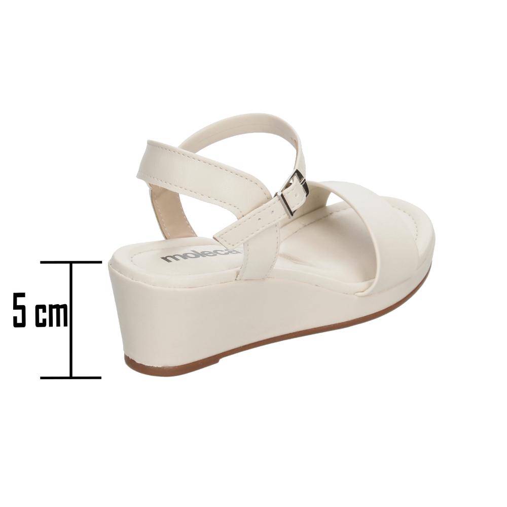 Foto 4 pulgar | Sandalias Moleca Blanco Para Mujer [mle50] Blanco