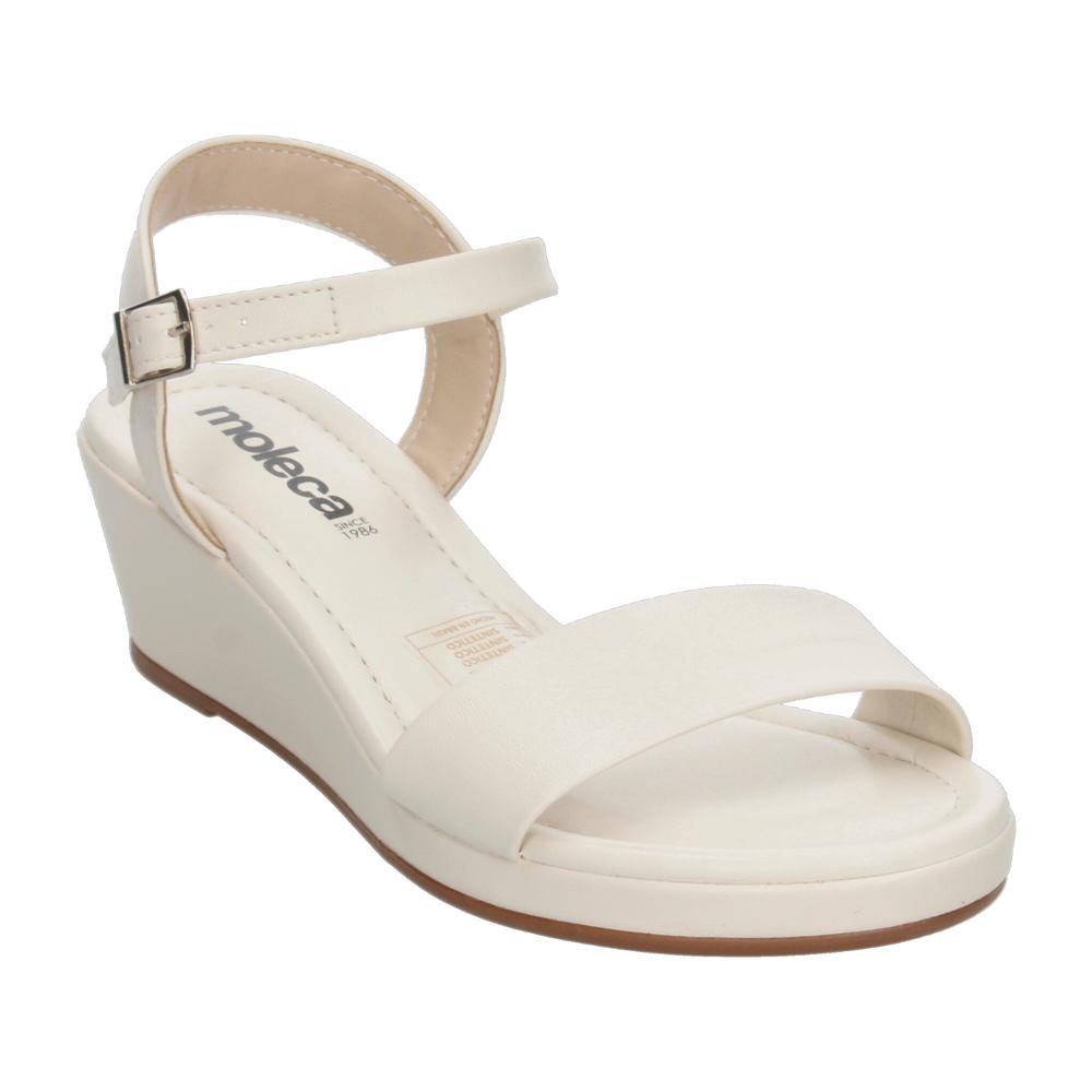 Foto 5 pulgar | Sandalias Moleca Blanco Para Mujer [mle50] Blanco
