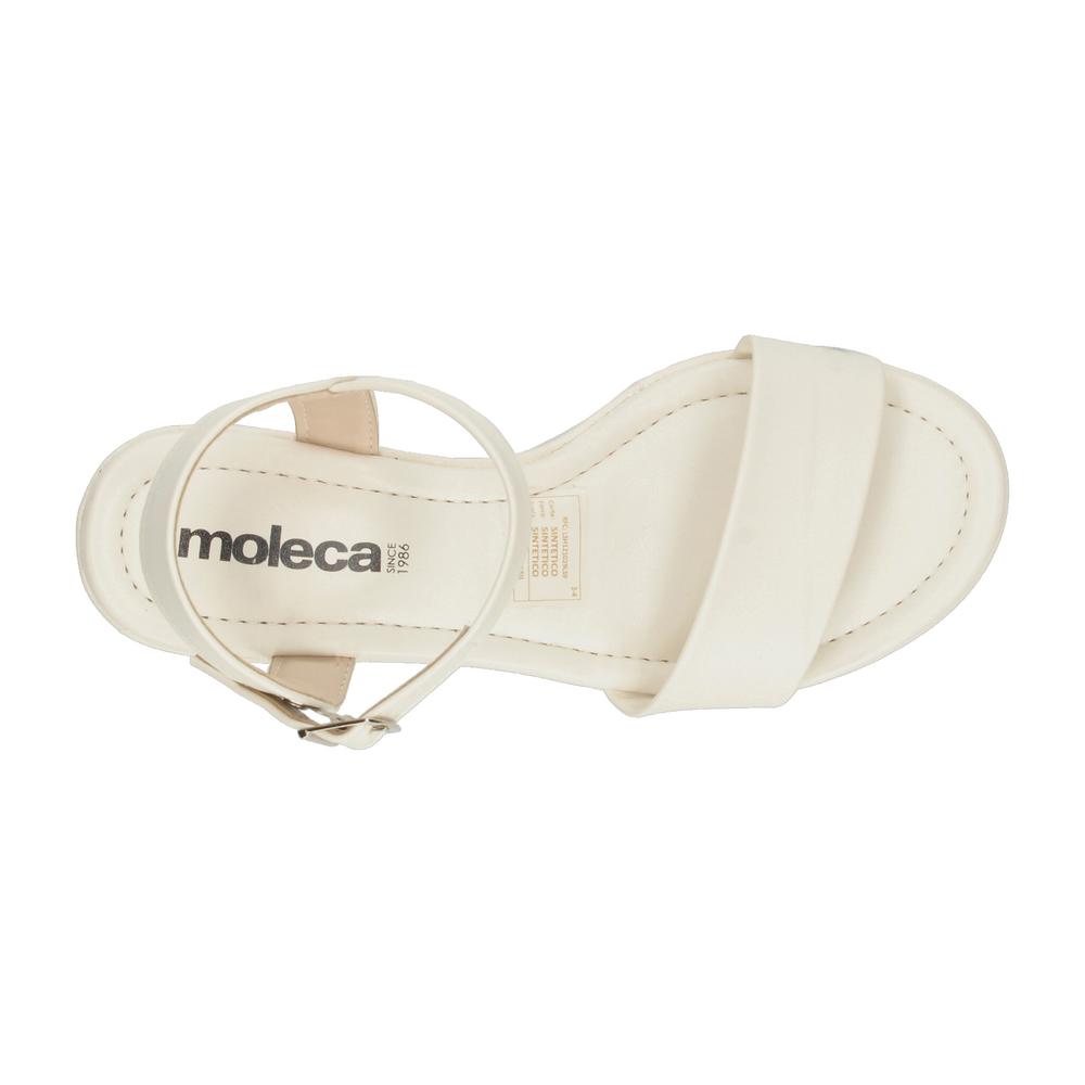 Foto 9 pulgar | Sandalias Moleca Blanco Para Mujer [mle50] Blanco
