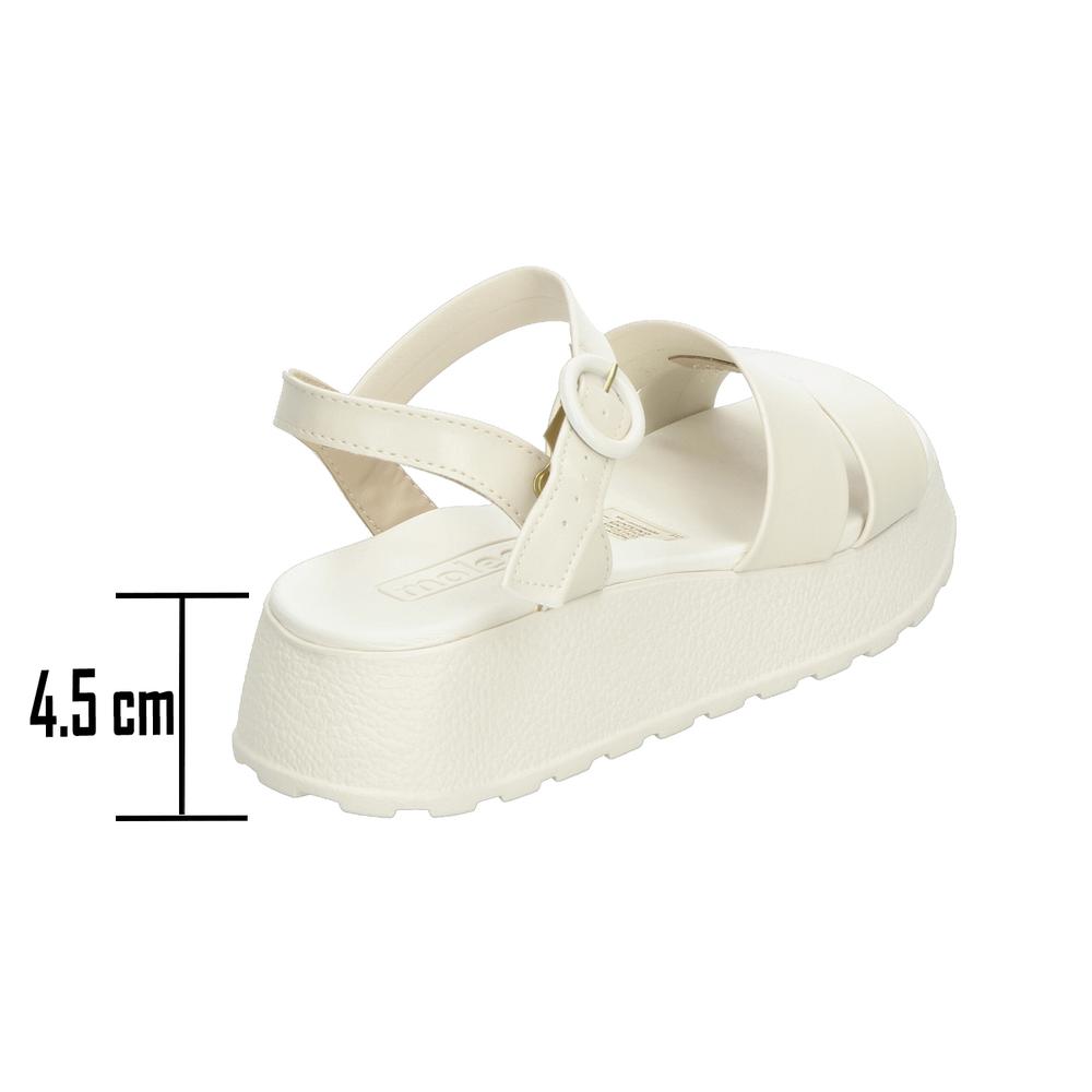 Foto 4 pulgar | Sandalias Moleca Blanco Para Mujer [mle53] Blanco